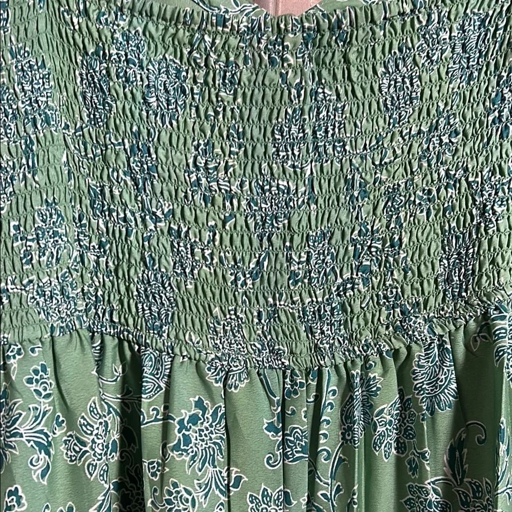 Floral Green Jumpsuit
